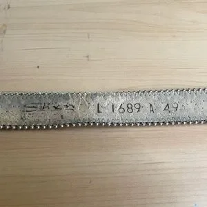 Vintage B.B. Simon Belt RARE Blue 37\